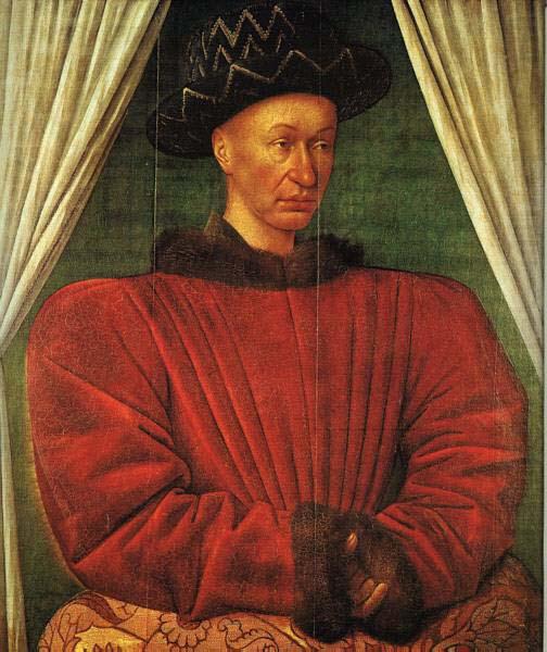 Jean Fouquet Portrait of Charles VII of France oil painting picture